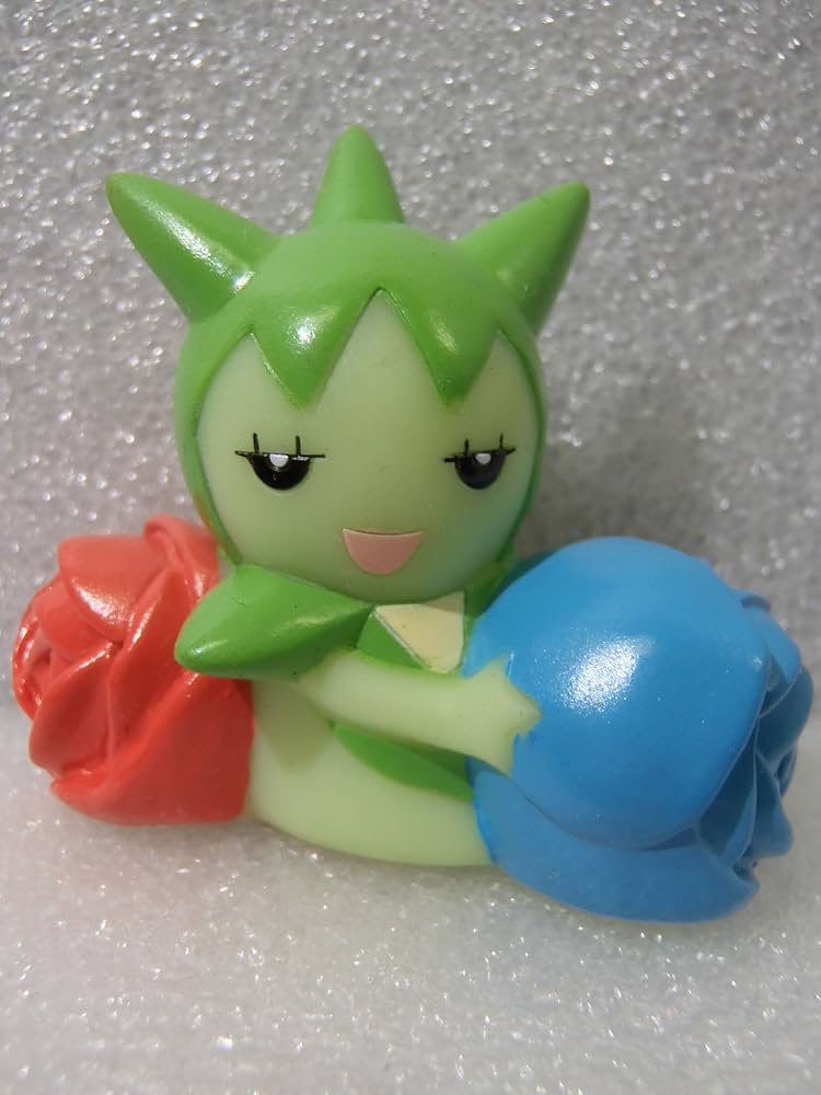 希少！　ロゼリア　色違い　指人形　ポケモンキッズ ポケモンキッズ 色ちがい キャンペーン品 2004年あき ジュカイン